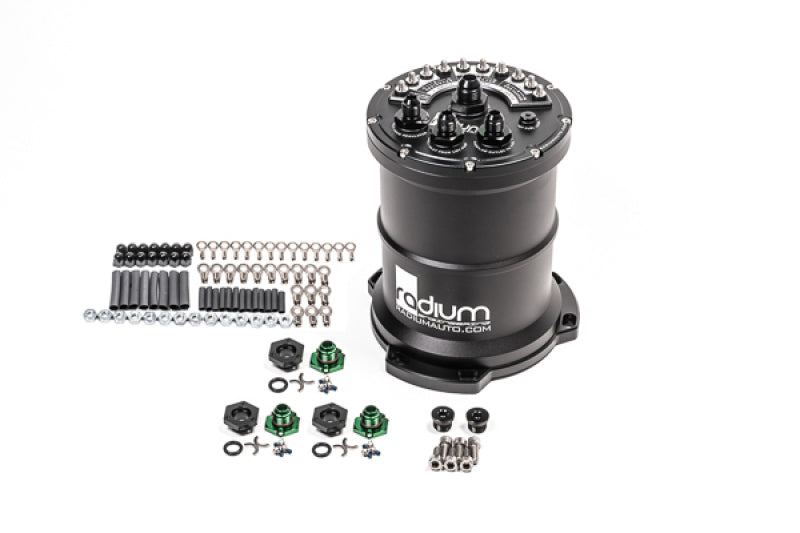 Radium Multi-Pump Fuel Surge Tank Fits Bosch BR540 / Deatschwerks DW400 (Pumps Not Included) Radium Engineering Surge Tanks AXOPROS