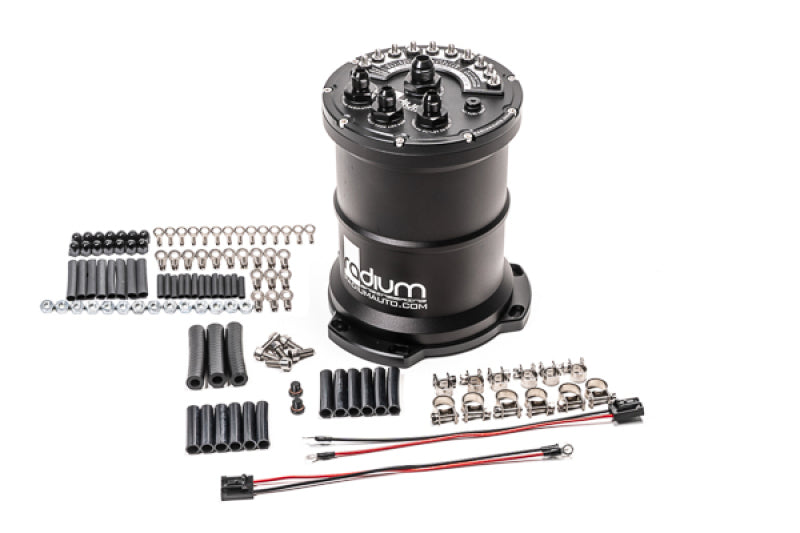 Radium Multi-Pump Fuel Surge Tank Fits Walbro GSS342 / AEM 50-1200 / DW4 (Pumps Not Included) Radium Engineering Surge Tanks  AXOPROS