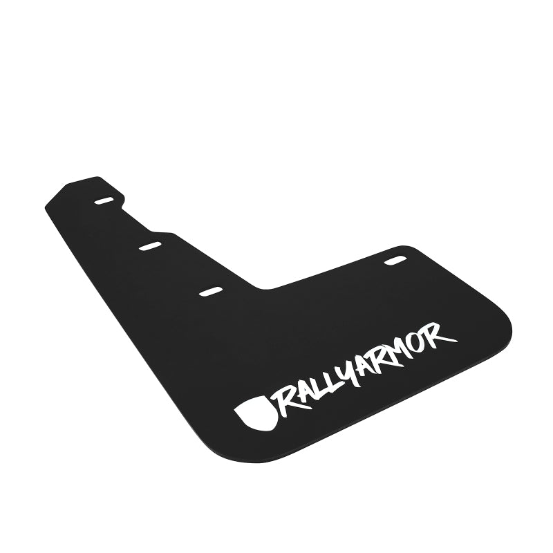 Rally Armor 15-21 Subaru WRX/STI Black Mud Flap White Altered Font Logo Rally Armor Mud Flaps  AXOPROS