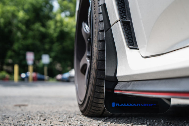 Rally Armor 17-22 Honda Civic Type R Red UR Mud Flap w/Black Logo Rally Armor Mud Flaps AXOPROS