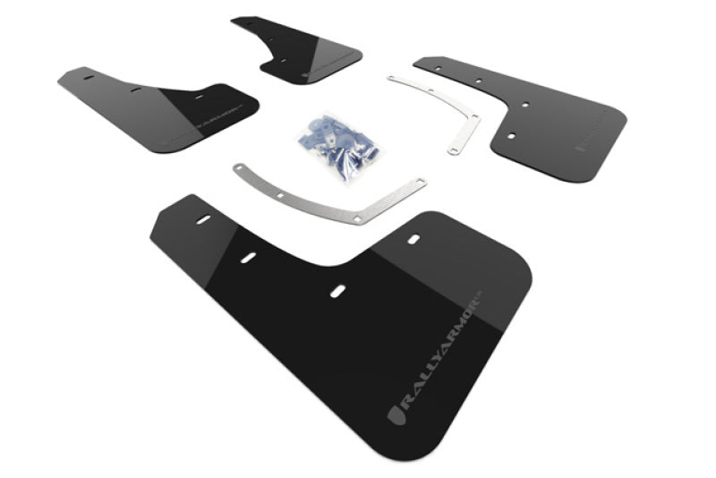 Rally Armor 18-24 Subaru Ascent Black UR Mud Flap w/Grey Logo Rally Armor Mud Flaps  AXOPROS