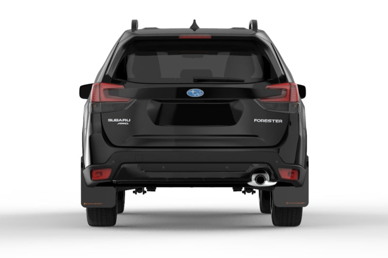 Rally Armor 19-21 Subaru Forester Black UR Mud Flap w/ Orange Logo Rally Armor Mud Flaps AXOPROS