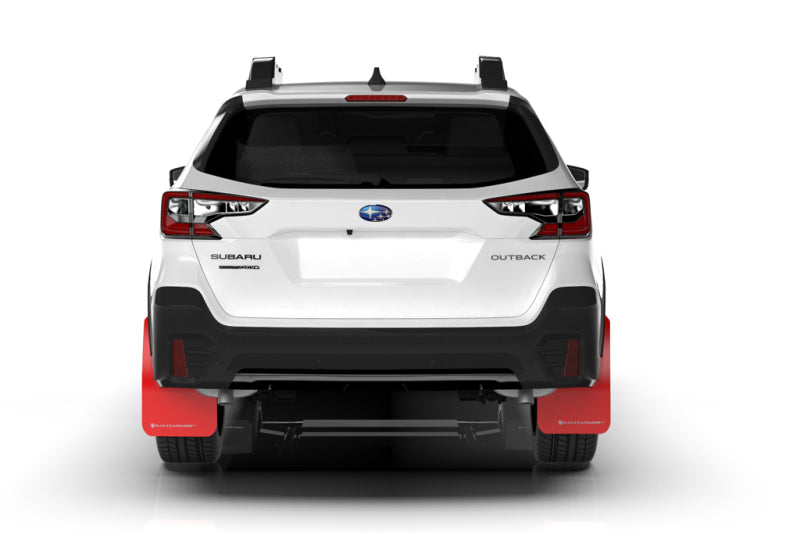 Rally Armor 20-25 Subaru Outback Black UR Mud Flap w/Blue Logo Rally Armor Mud Flaps  AXOPROS