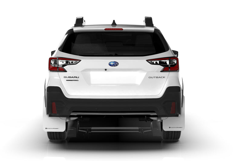 Rally Armor 20-25 Subaru Outback Red UR Mud Flap w/White Logo Rally Armor Mud Flaps AXOPROS