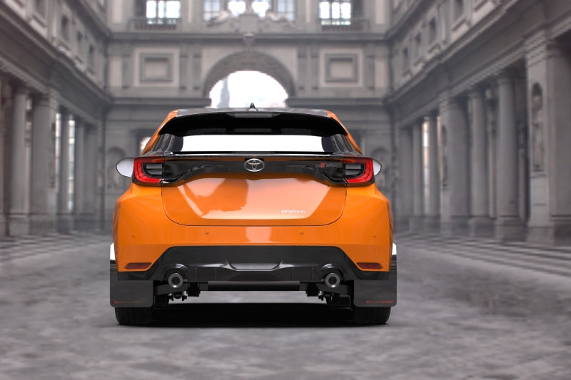 Rally Armor 20-25 Toyota GR Yaris Black Mud Flap w/Red Logo Rally Armor Mud Flaps  AXOPROS