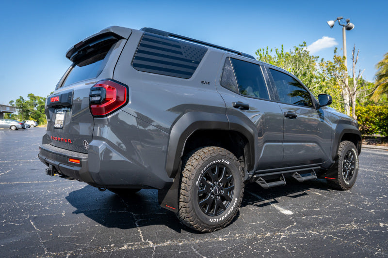 Rally Armor 2025+ Toyota 4Runner Black UR Mud Flap w/ Metallic Black Logo Rally Armor Mud Flaps AXOPROS