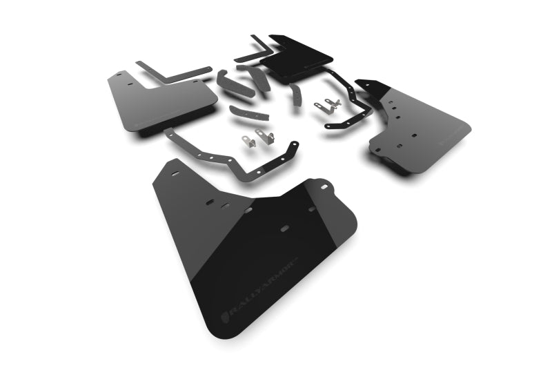 Rally Armor 2025+ Toyota 4Runner Black UR Mud Flap w/ Metallic Black Logo Rally Armor Mud Flaps AXOPROS