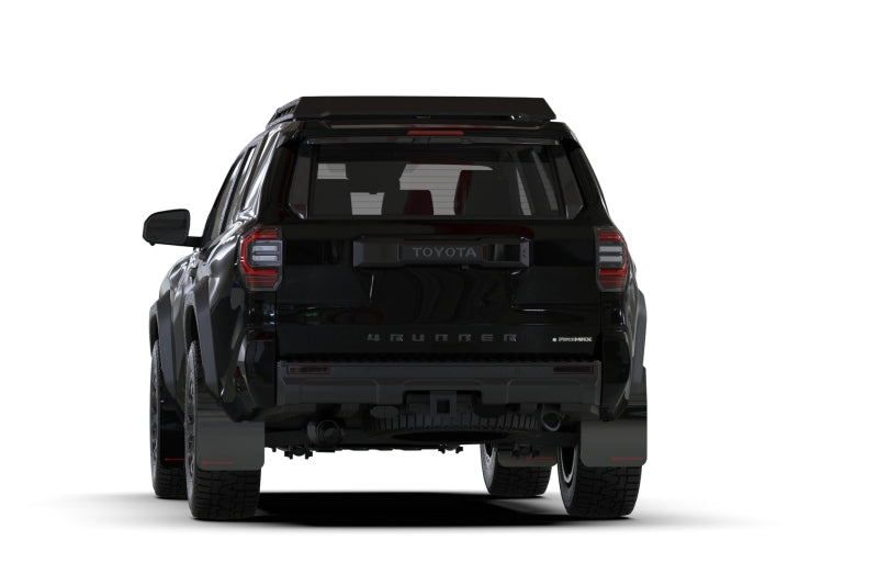 Rally Armor 2025+ Toyota 4Runner Black UR Mud Flap w/ White Logo Rally Armor Mud Flaps AXOPROS