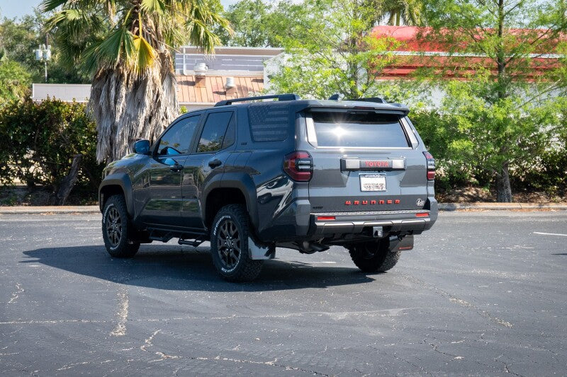Rally Armor 2025+ Toyota 4Runner Black UR Mud Flap w/ White Logo Rally Armor Mud Flaps AXOPROS