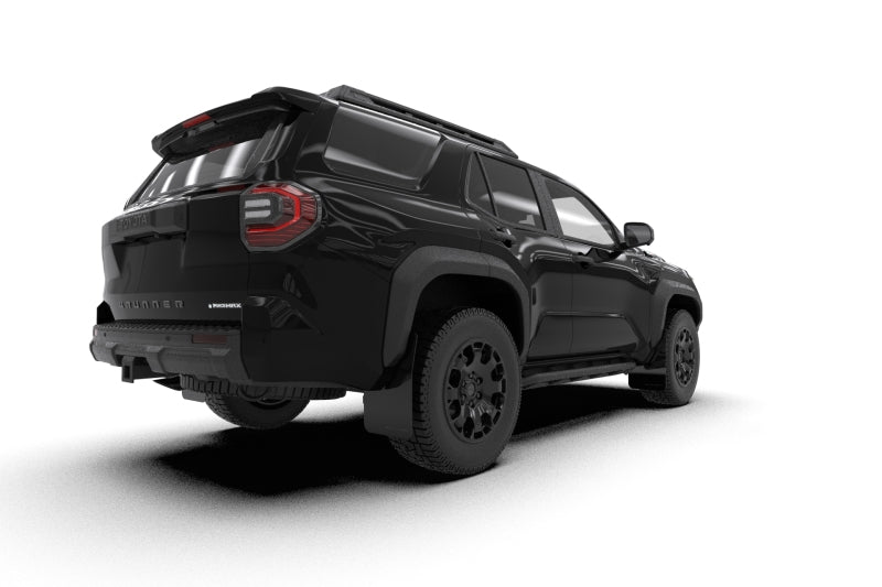 Rally Armor 2025+ Toyota 4Runner Black UR Mud Flap w/ White Logo Rally Armor Mud Flaps AXOPROS