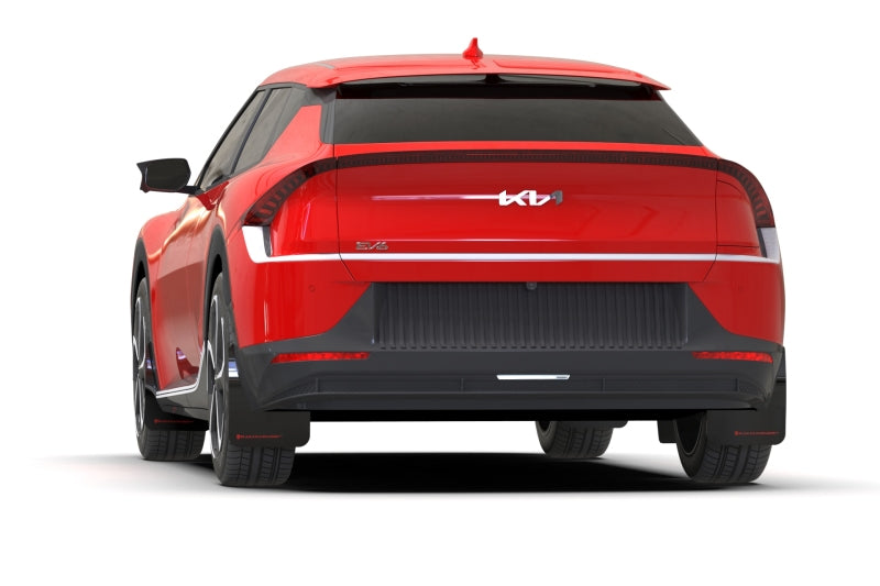 Rally Armor 22-24 Kia EV6 Black UR Mud Flap Blue Logo Rally Armor Mud Flaps AXOPROS