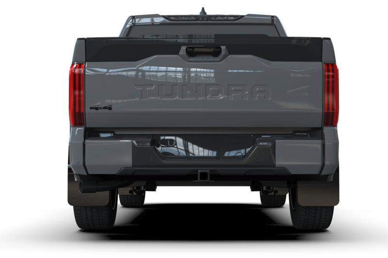 Rally Armor 22-25 Toyota Tundra Black UR Mud Flap w/Metallic Black Logo Rally Armor Mud Flaps  AXOPROS