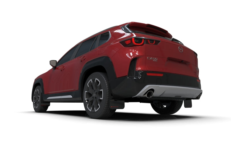 Rally Armor 23-25 Mazda CX-50 (Will Not Fit CX-5) Black UR Mud Flap W/Grey Logo Rally Armor Mud Flaps AXOPROS