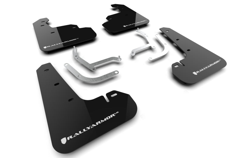 Rally Armor 2024 Subaru Impreza Black UR Mud Flap w/ White Logo Rally Armor Mud Flaps AXOPROS