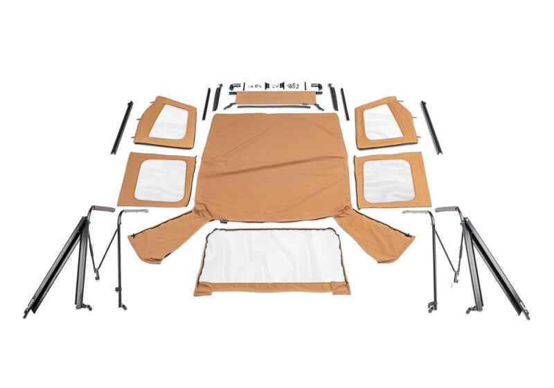 Rampage 1976-1983 Jeep CJ5 Complete Top - Spice Denim Rampage Soft Tops AXOPROS