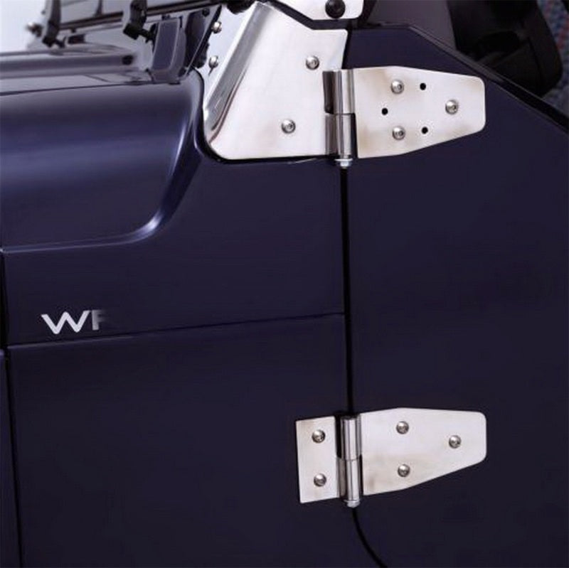 Rampage 1987-1995 Jeep Wrangler(YJ) Door Hinges - Stainless Rampage Doors AXOPROS