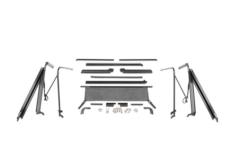 Rampage 1987-1995 Jeep Wrangler(YJ) Soft Top Hardware - Black Rampage Soft Tops AXOPROS