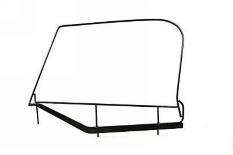 Rampage 1997-2006 Jeep Wrangler(TJ) Window Frame Only - Black Rampage Soft Tops AXOPROS