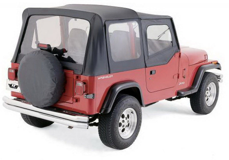 Rampage 1999-2019 Universal Tire Cover 27 Inch-29 Inch - Black Denim Rampage Car Covers AXOPROS