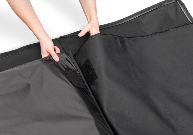 Rampage 2004-2006 Jeep Wrangler(TJ) LJ Unlimited Frameless Soft Top Kit - Black Diamond Rampage Soft Tops AXOPROS