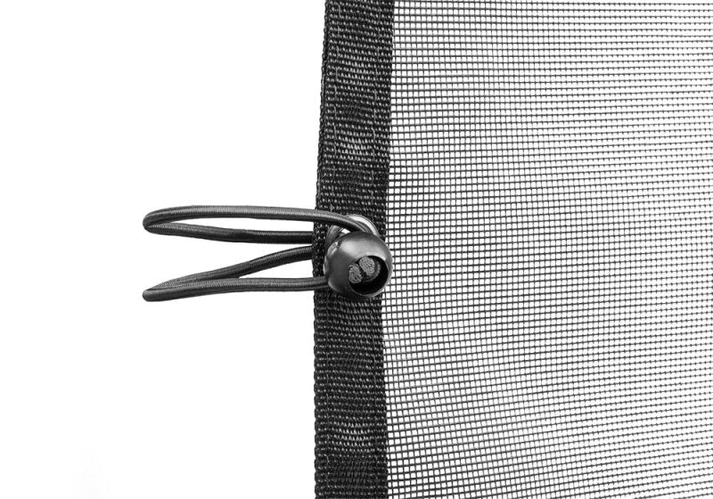 Rampage 2018-2019 Jeep Wrangler(JL) Unlimited Sport 4-Door Mesh Shade Top - Extended - Black Rampage Soft Tops AXOPROS