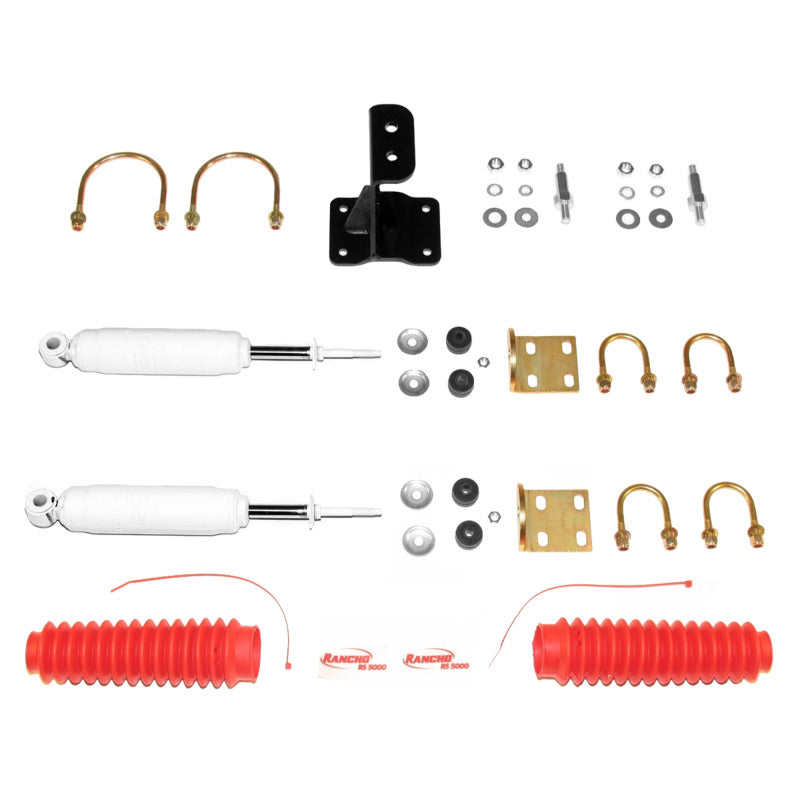 Rancho 05-18 Ford Pickup / F250 Series Super Duty Front Steering Stabilizer Kit Rancho Steering Stabilizer AXOPROS