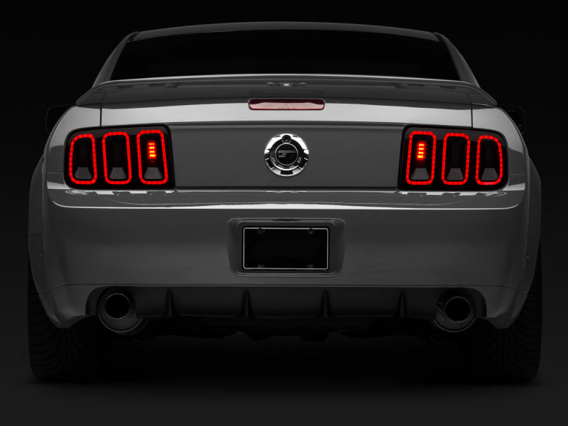 Raxiom 05-09 Ford Mustang Gen5 Tail Lights- Black Housing (Smoked Lens) Raxiom Tail Lights  AXOPROS
