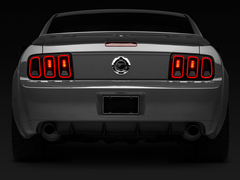 Raxiom 05-09 Ford Mustang Gen5 Tail Lights- Black Housing (Smoked Lens) Raxiom Tail Lights  AXOPROS