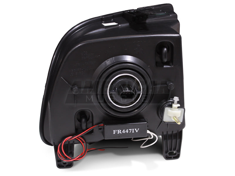 Raxiom 05-09 Ford Mustang GT V6 Axial Series CCFL Halo Projector Headlight- Blk Housing (Smkd Lens) Raxiom Headlights AXOPROS