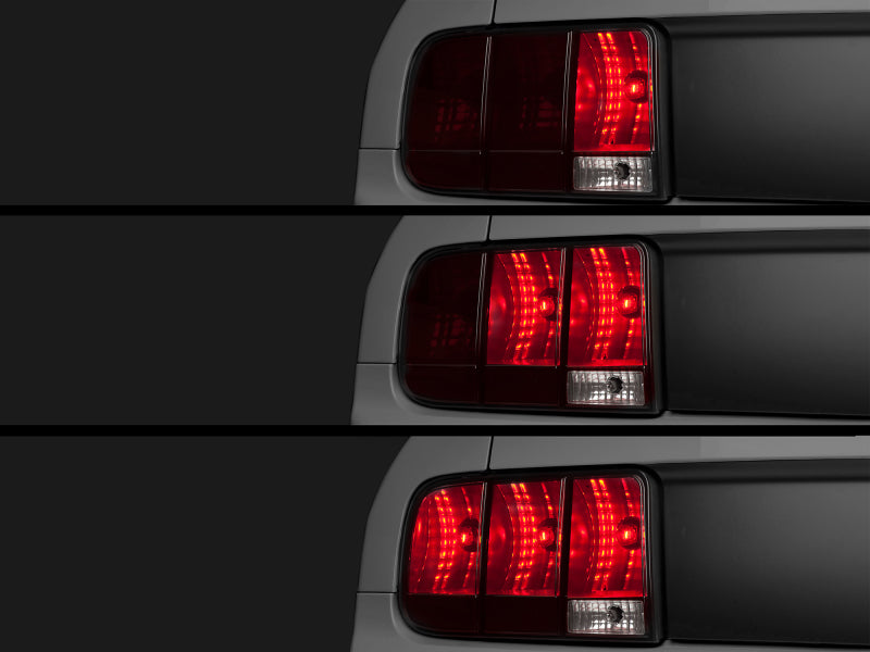 Raxiom 05-09 Ford Mustang Sequential Tail Light Kit (Plug-and-Play) Raxiom Tail Lights AXOPROS