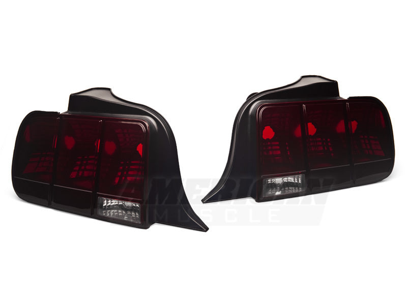 Raxiom 05-09 Ford Mustang Tail Lights- Black Housing (Smoked Lens) Raxiom Tail Lights  AXOPROS