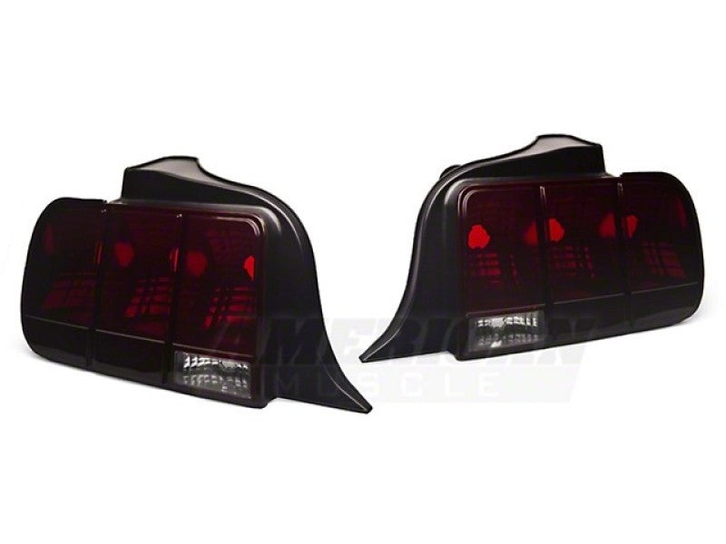 Raxiom 05-09 Ford Mustang Tail Lights- Black Housing (Smoked Lens) Raxiom Tail Lights  AXOPROS