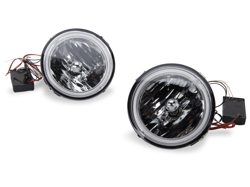 Raxiom 05-12 Ford Mustang GT LED Halo Fog Lights (Chrome) Raxiom Headlights AXOPROS
