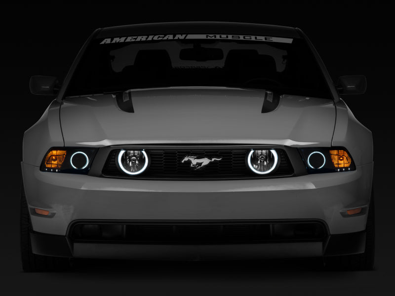 Raxiom 05-12 Ford Mustang GT LED Halo Fog Lights (Chrome) Raxiom Headlights AXOPROS