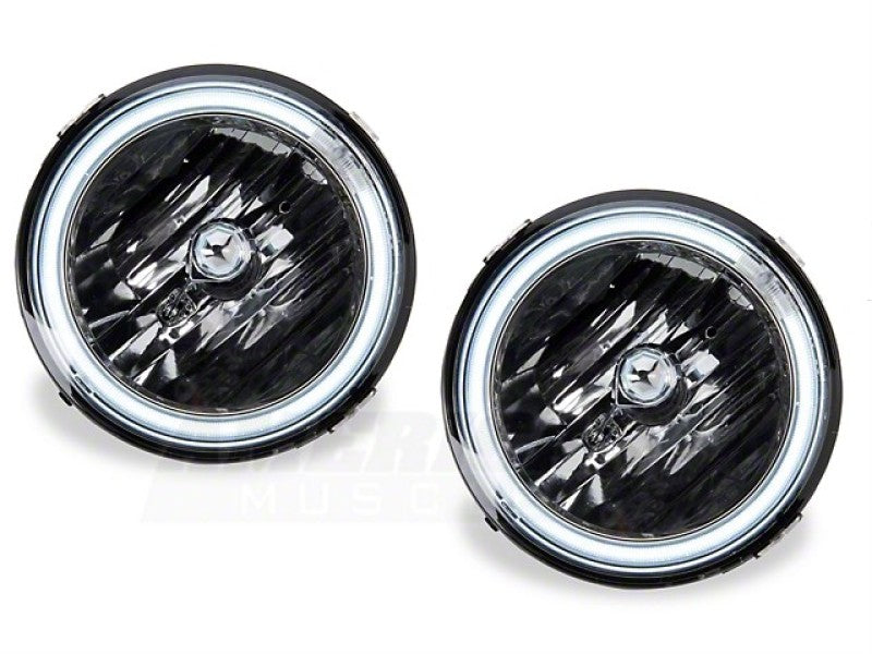 Raxiom 05-12 Ford Mustang GT LED Halo Fog Lights (Chrome) Raxiom Headlights AXOPROS