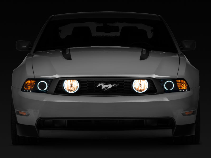 Raxiom 05-12 Ford Mustang GT LED Halo Fog Lights (Smoked) Raxiom Headlights AXOPROS