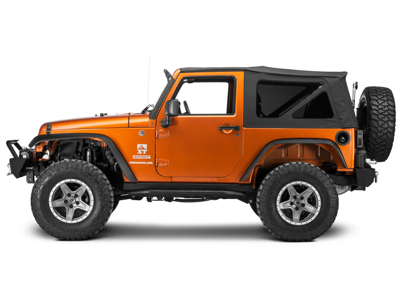 Raxiom 07-18 Jeep Wrangler JK 50-Inch LED Light Bar Windshield Mount w/ Auxiliary Bracket Raxiom Light Bars & Cubes AXOPROS