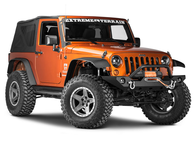 Raxiom 07-18 Jeep Wrangler JK 50-Inch LED Light Bar Windshield Mount w/ Auxiliary Bracket Raxiom Light Bars & Cubes AXOPROS