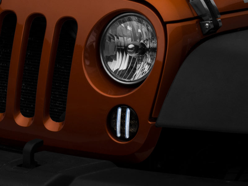Raxiom 07-18 Jeep Wrangler JK Axial Series LED Front Turn Signals (Smoked) Raxiom Headlights AXOPROS