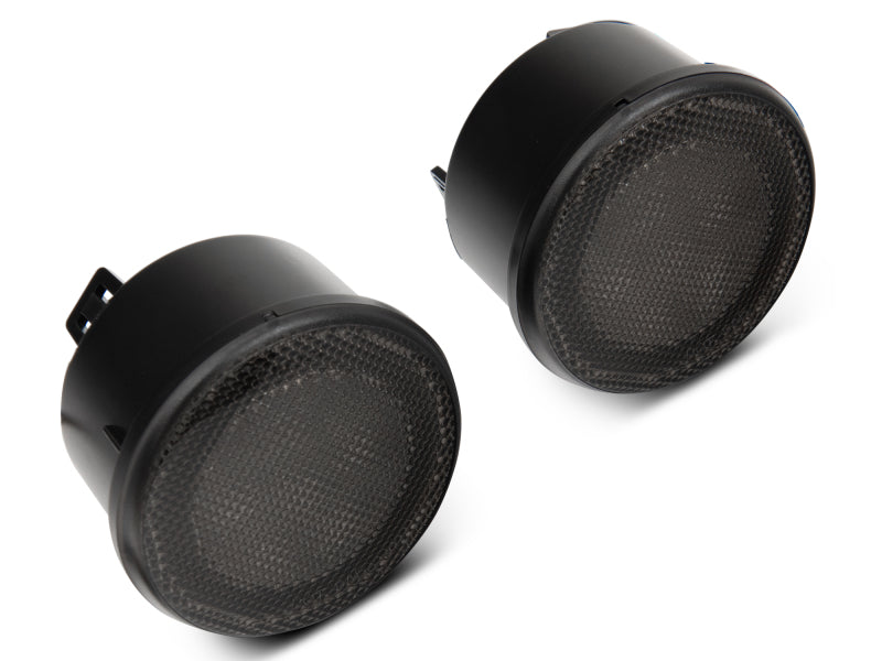 Raxiom 07-18 Jeep Wrangler JK Axial Series LED Turn Signals w/ Halo (Smoked) Raxiom Headlights AXOPROS