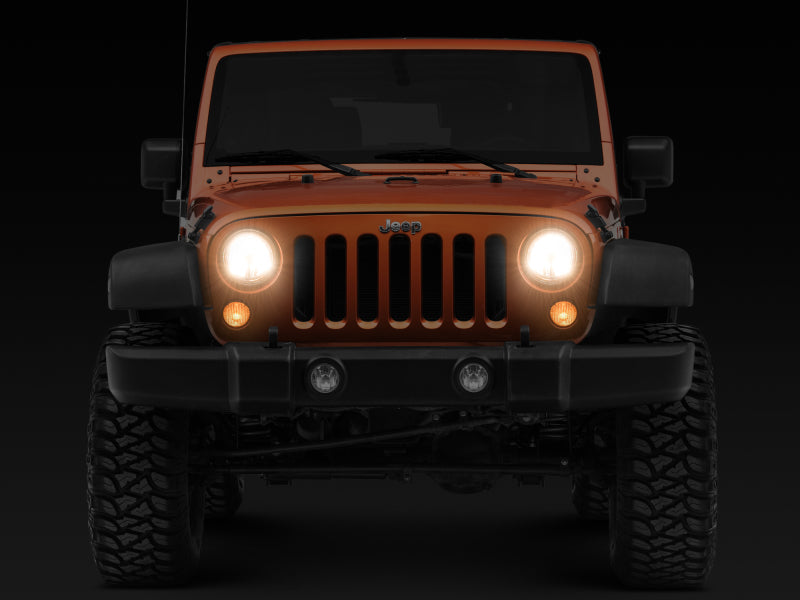 Raxiom 07-18 Jeep Wrangler JK LED Halo Headlights- Chrome Housing (Clear Lens) Raxiom Headlights AXOPROS