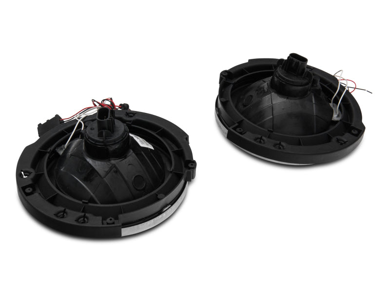 Raxiom 07-18 Jeep Wrangler JK LED Halo Headlights- Chrome Housing (Clear Lens) Raxiom Headlights AXOPROS