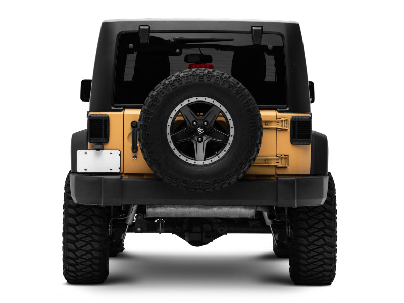 Raxiom 07-18 Jeep Wrangler JK LED Tail Lights- Black Housing (Smoked Lens) Raxiom Tail Lights  AXOPROS