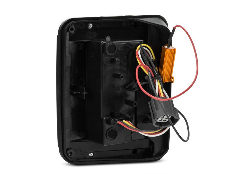 Raxiom 07-18 Jeep Wrangler JK LED Tail Lights- Black Housing (Smoked Lens) Raxiom Tail Lights  AXOPROS