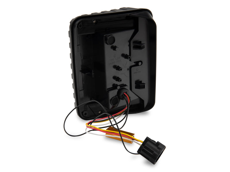 Raxiom 07-18 Jeep Wrangler JK LED Tail Lights- Black Housing (Smoked Lens) Raxiom Tail Lights  AXOPROS