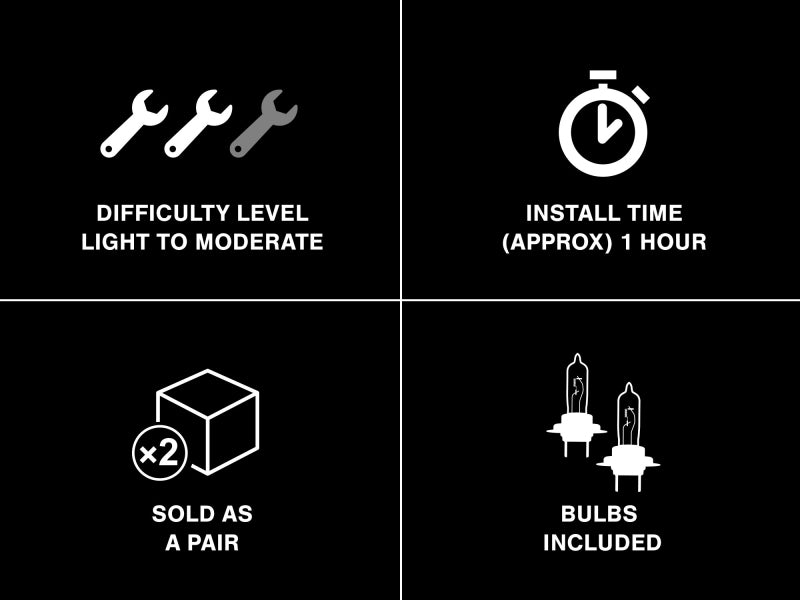 Raxiom 13-14 Ford Mustang GT CCFL Halo Fog Lights (Smoked) Raxiom Headlights AXOPROS