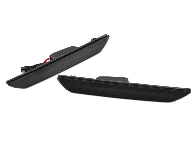Raxiom 15-22 Ford Mustang Axial Series LED Side Marker Lights Rear (Smoked) Raxiom Sidemarkers & Indicators AXOPROS
