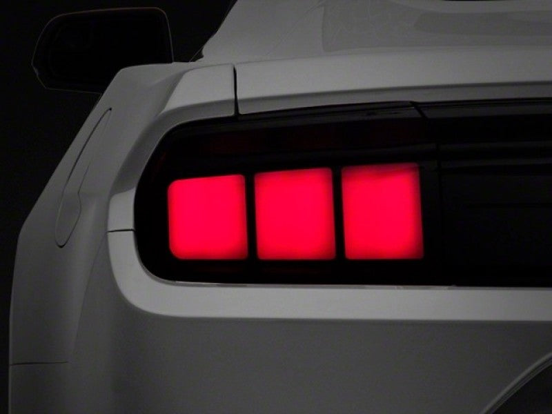 Raxiom 15-22 Ford Mustang Profile LED Tail Lights - Gloss Black Housing (Smoked Lens) Raxiom Tail Lights AXOPROS