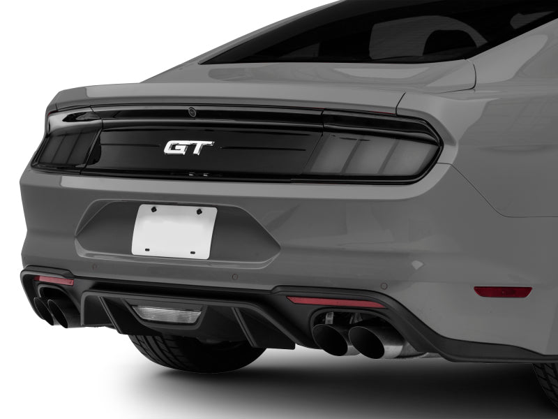 Raxiom 15-22 Ford Mustang Profile LED Tail Lights - Gloss Black Housing (Smoked Lens) Raxiom Tail Lights AXOPROS