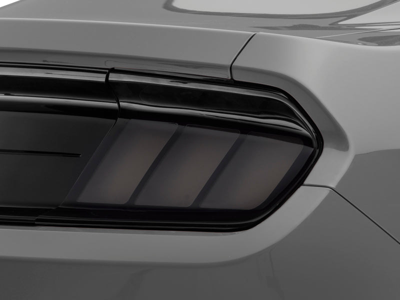 Raxiom 15-22 Ford Mustang Profile LED Tail Lights - Gloss Black Housing (Smoked Lens) Raxiom Tail Lights AXOPROS